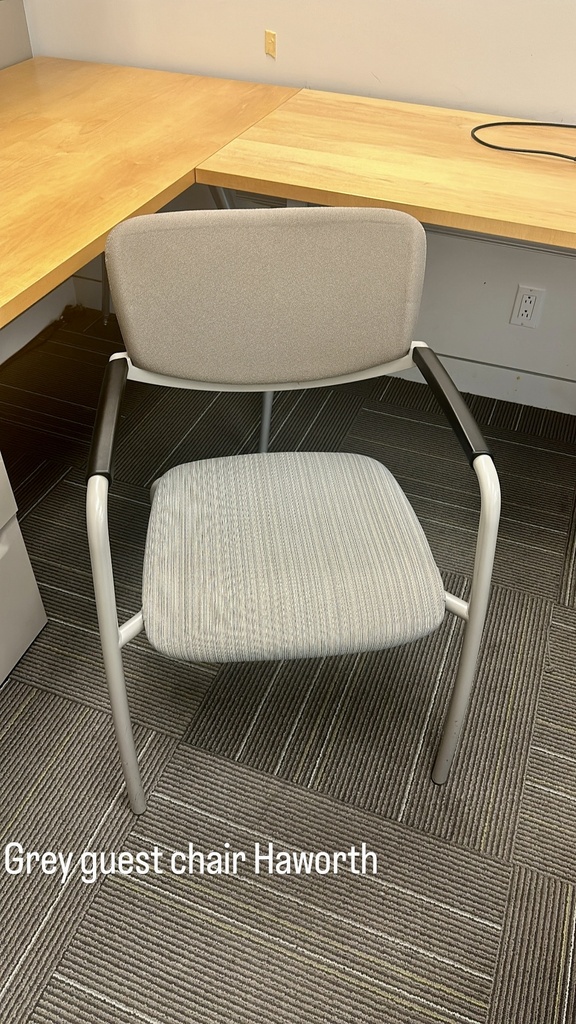 Grey guest chair