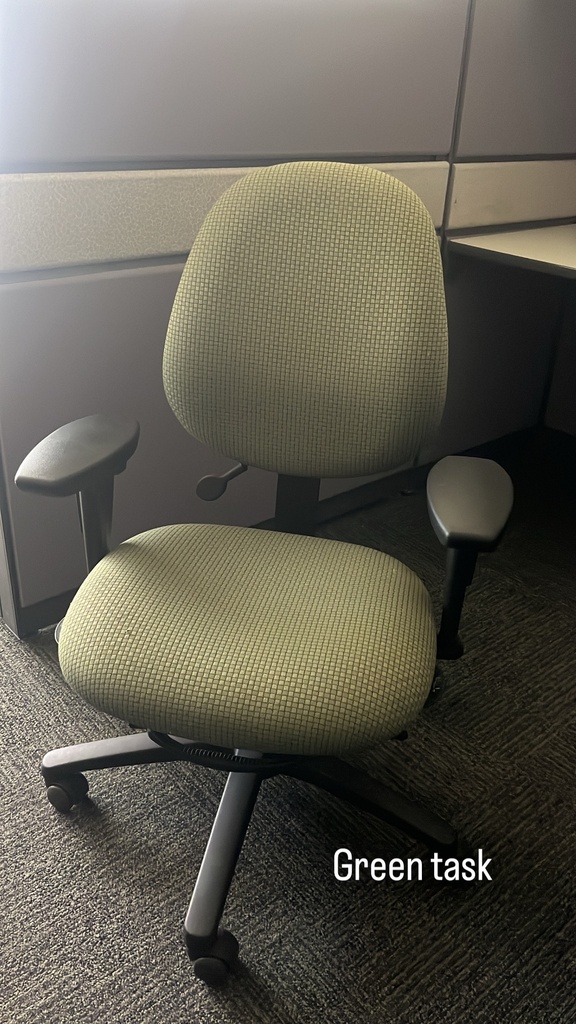 Chaise de travail verte