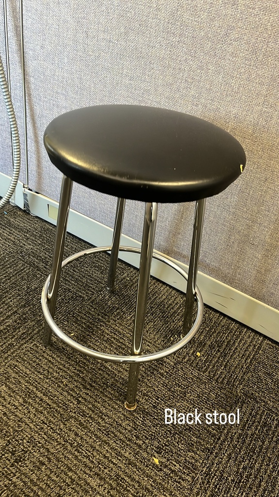 Tabouret noir