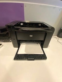 Black HP LaseJet P1606ddn