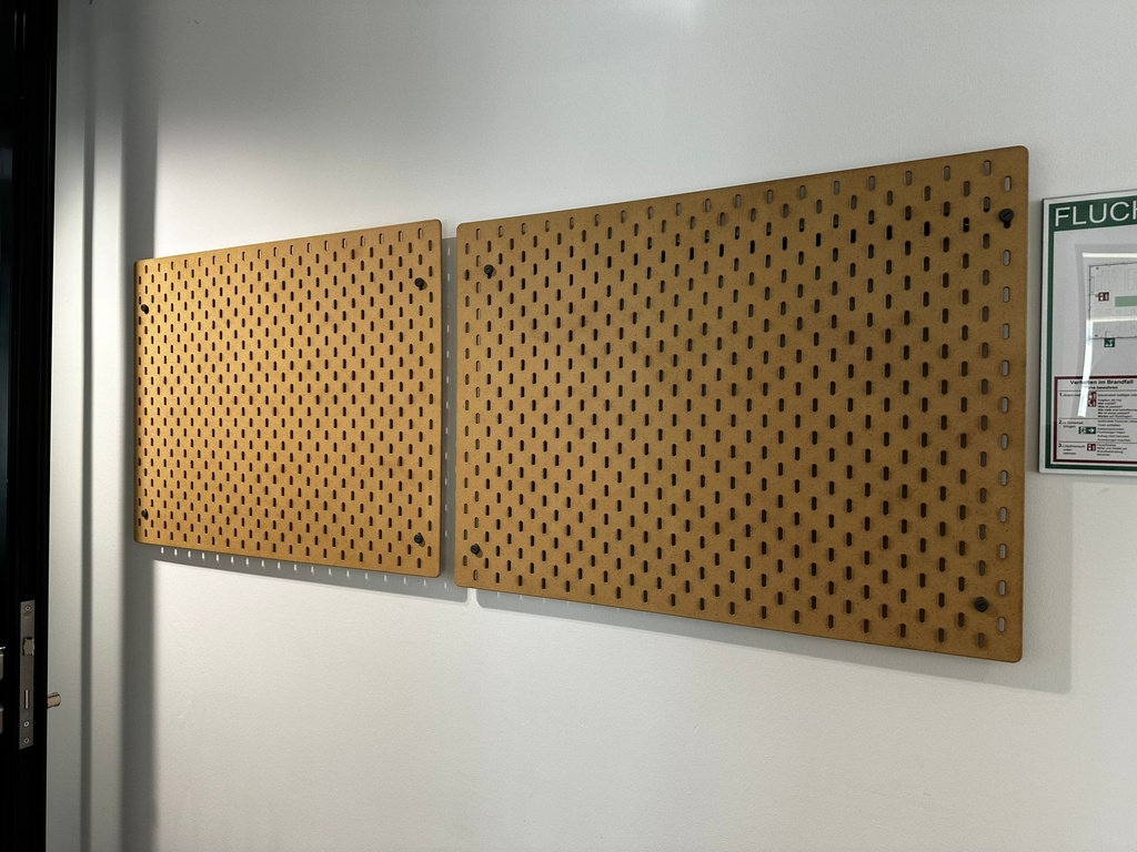 Plastic brown boards