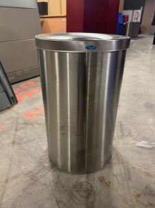 Stainless steel garbage cans