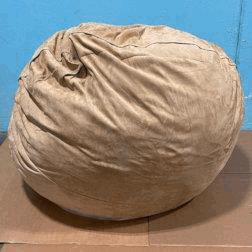 Bean Bag, Suede (60Wx60Dx40H)