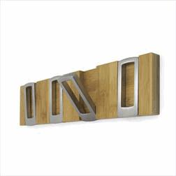 10051364 - Hookaboo, Bamboo Frame w/ 4 Metal Hooks (13.50Wx0.75Dx3.75H)