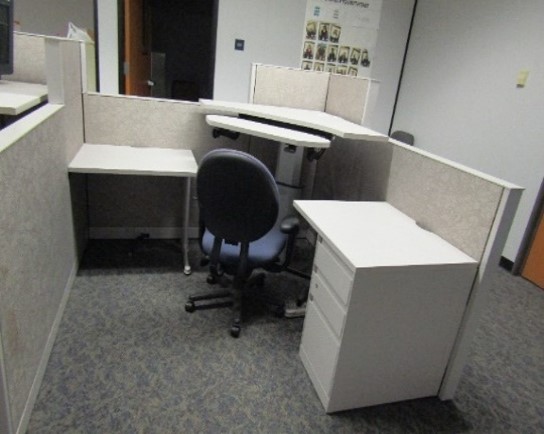 Corner split Sit Stand Electric Desk 