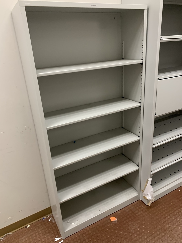Metal Bookcase - 36x18x72