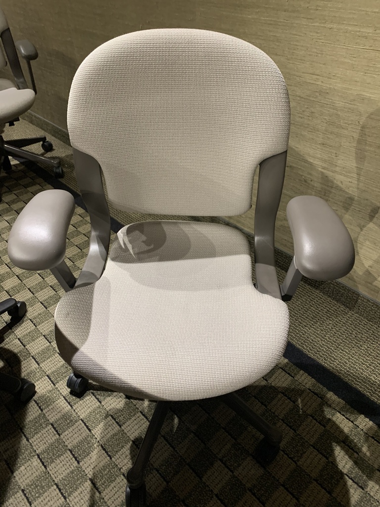 Task Chairs With Arms - Light Grey