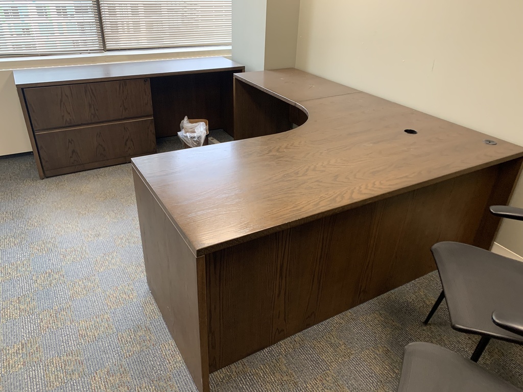Wooden U Shaped Desk