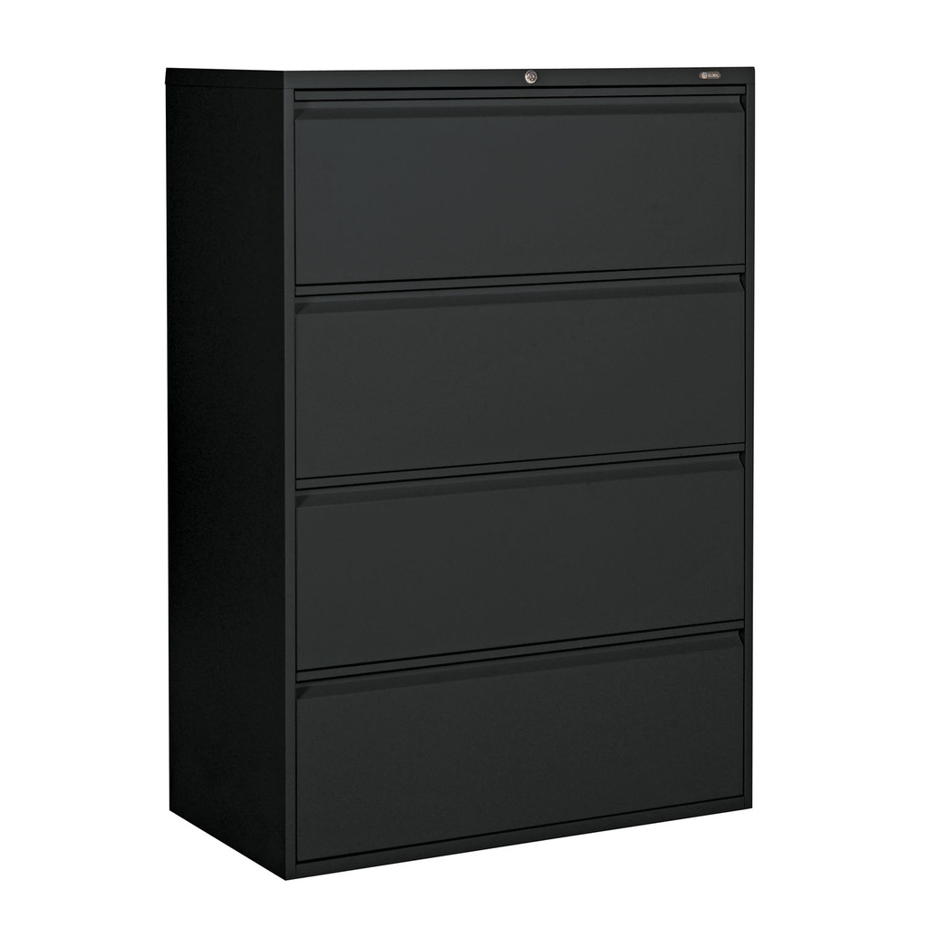 Black 4-Drawer Lateral Filing Cabinet (item represented by image)