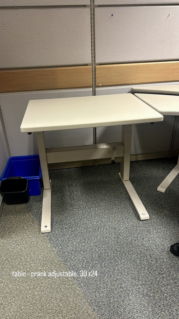 Table - Crank Adjustable 30x24