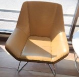 Leather Lobby Waiting Chair
