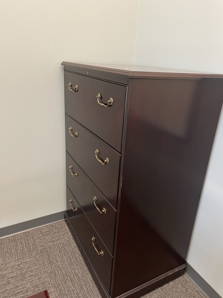 4 Drawer Lateral File Cabinet - Wood