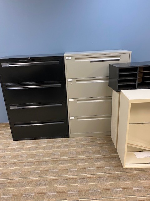 Filing Cabinets - vary in colour