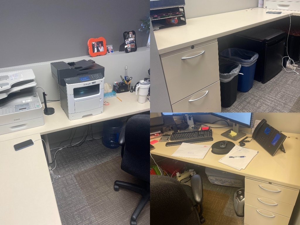 AllSteel 3 Piece Workstation