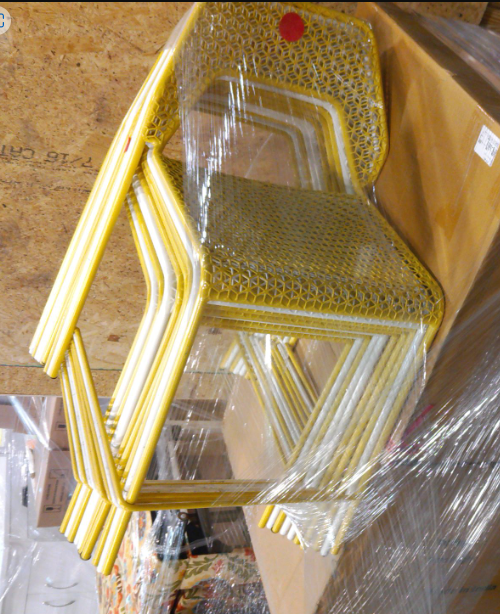 STOOLS -  YELLOW