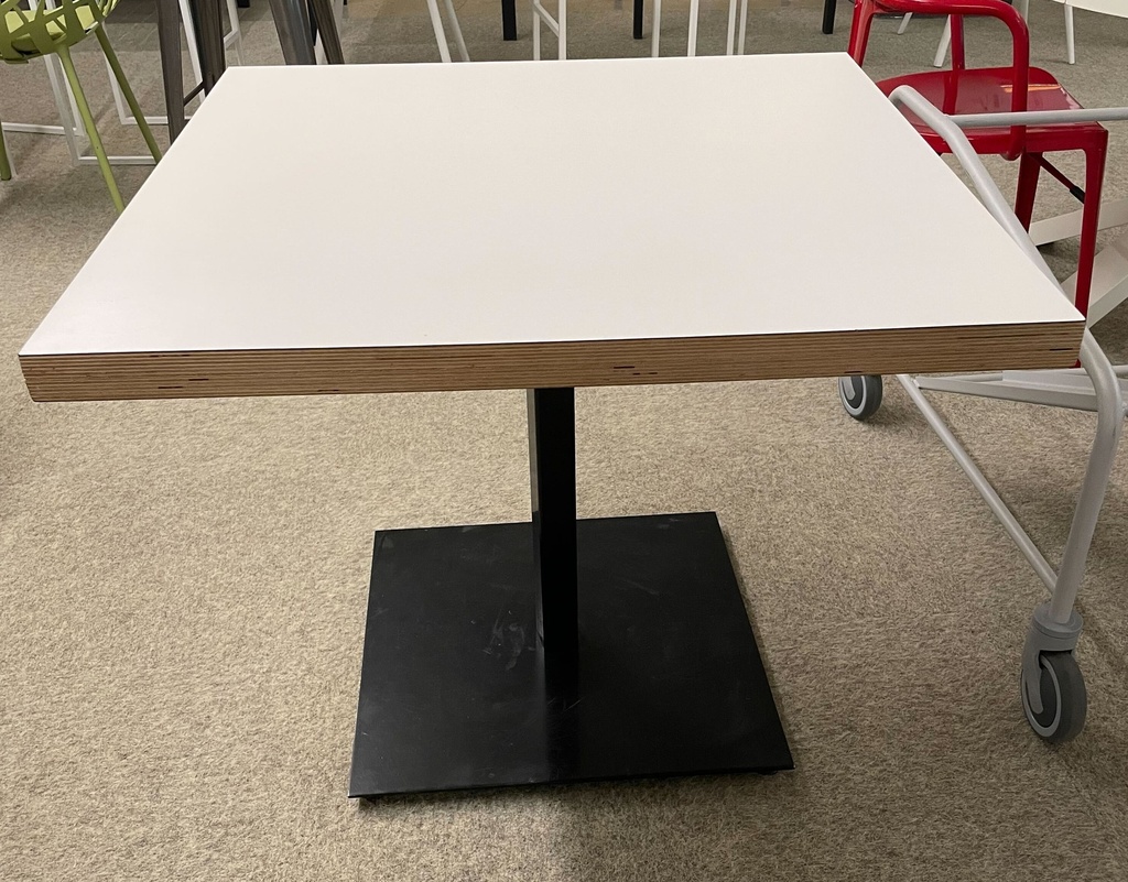 White Square Table