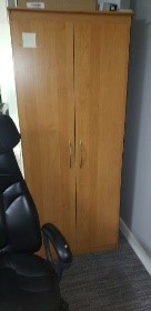 Wood Coat Cabinet