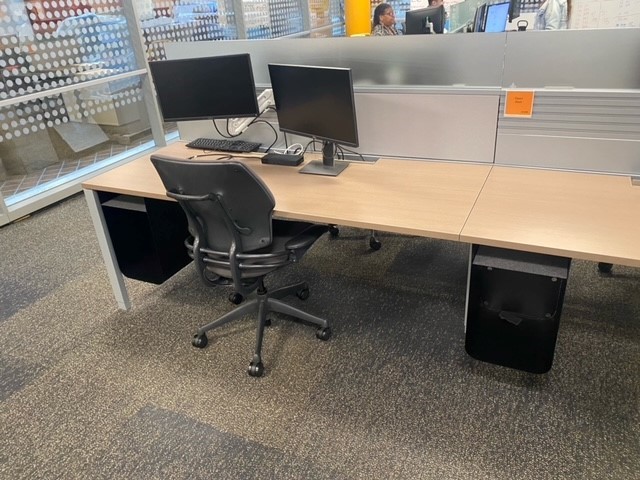 Teknion: Pod of 6 Desks (must be grouped together, each desk is 28”x72”)
