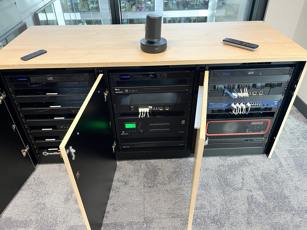 AV Cabinet and Equipment