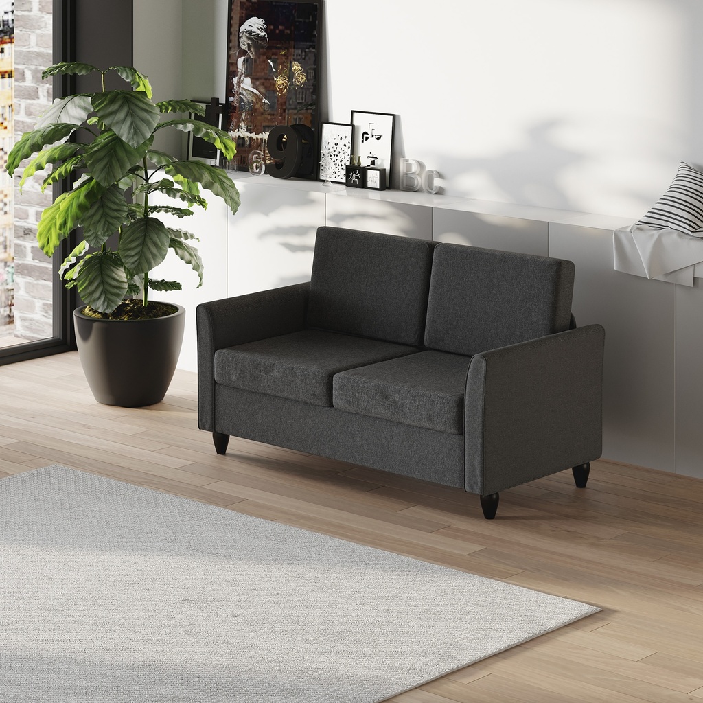 Code; 2-seat SOFAS w/ angled wall,  Plinth base (64Wx31Dx52.75H) (photo representation)