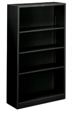 HS60ABC.P - Brigade Steel Bookcase, Four Shelves (34.50Wx12.63Dx59H) (photo representation)