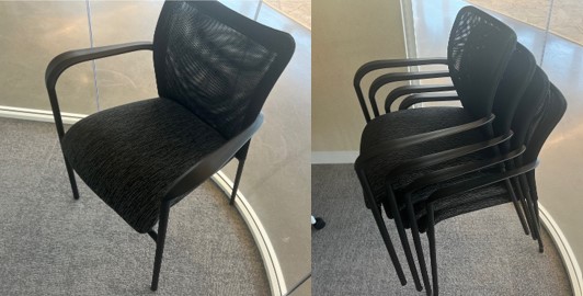 Black Stacking Chairs