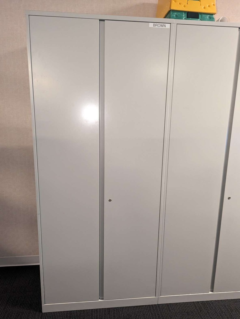 STEELCASE STORAGE CABINETS 24"D X 36"W X 83"H, 2 DOORS, WITH LOCK
