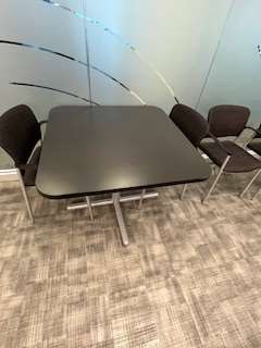 BREAKROOM TABLE - BLACK