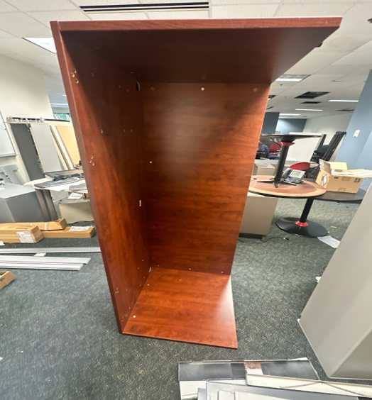 full assemble desktop 36x72 wooden desktop with Cam locks