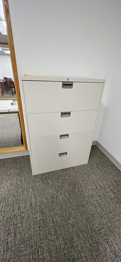 4 drawer File Cabinet - 36” x 51”