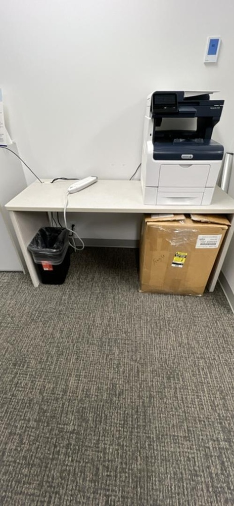 White Table 60” x 24”