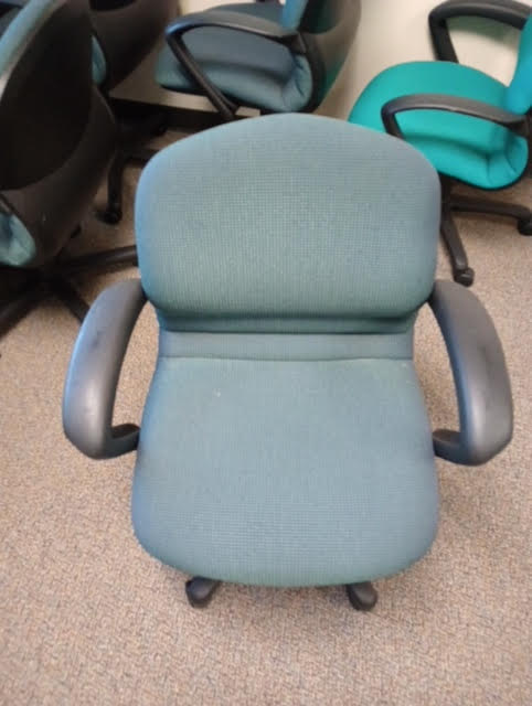 Blue task chair