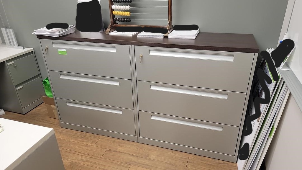 3-Drawer Lateral File - Double 