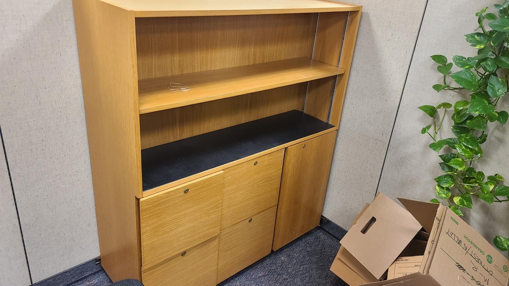 Wood cabinet - 47"x18"x54" tall