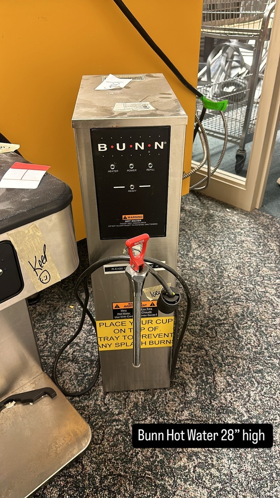 Bunn Hot Water Machine (28" high)