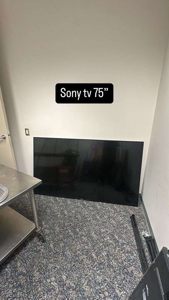 Sony TV 75" (no power cable)