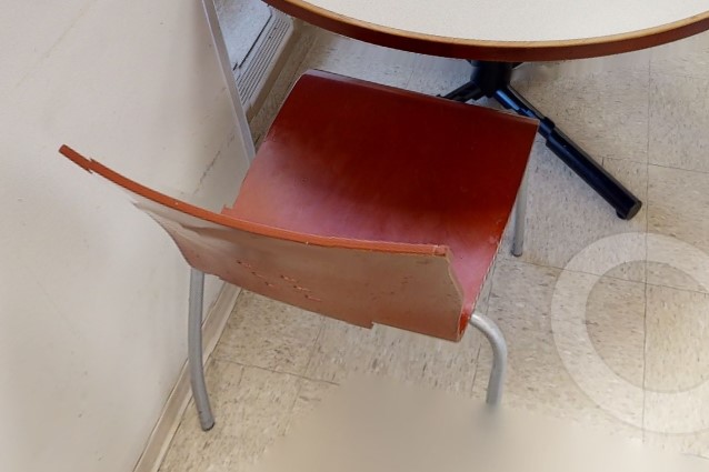 Red Breakroom Chair