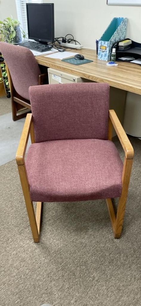 Chair - guest, light wood