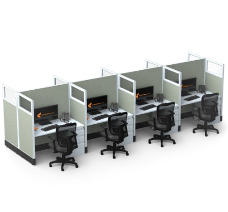 Hoteling Cubicles (54"x30") (photo representation)