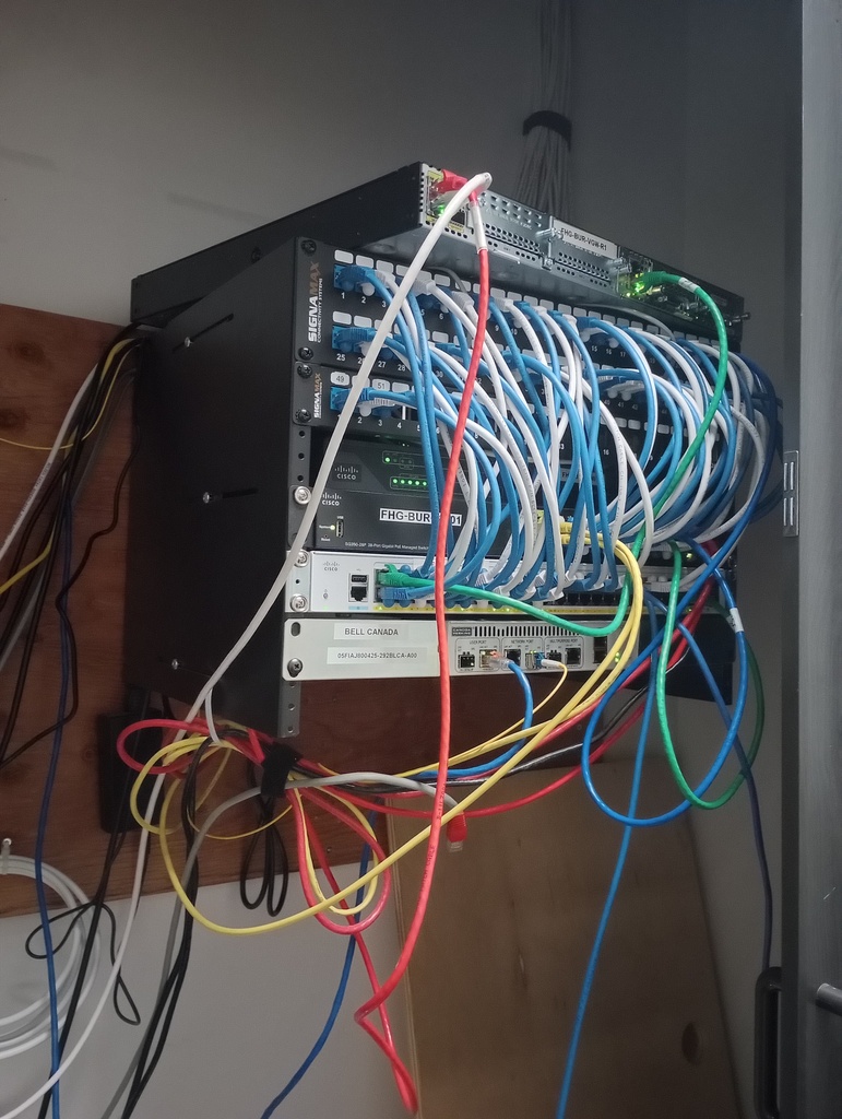 Empty Metal Server Cabinet