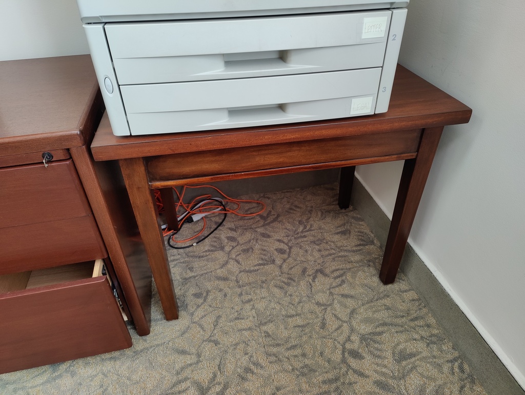 Wood Side Table 36x24x28