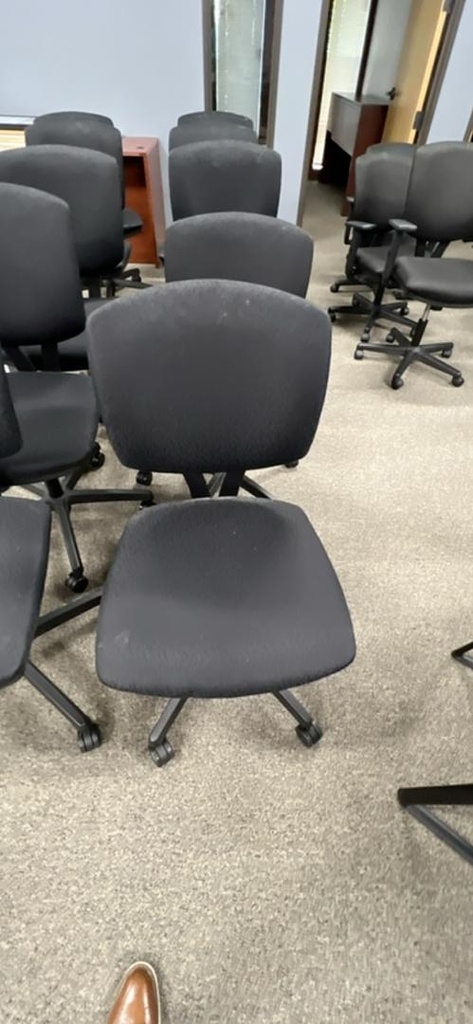 Black Chair - No Arms