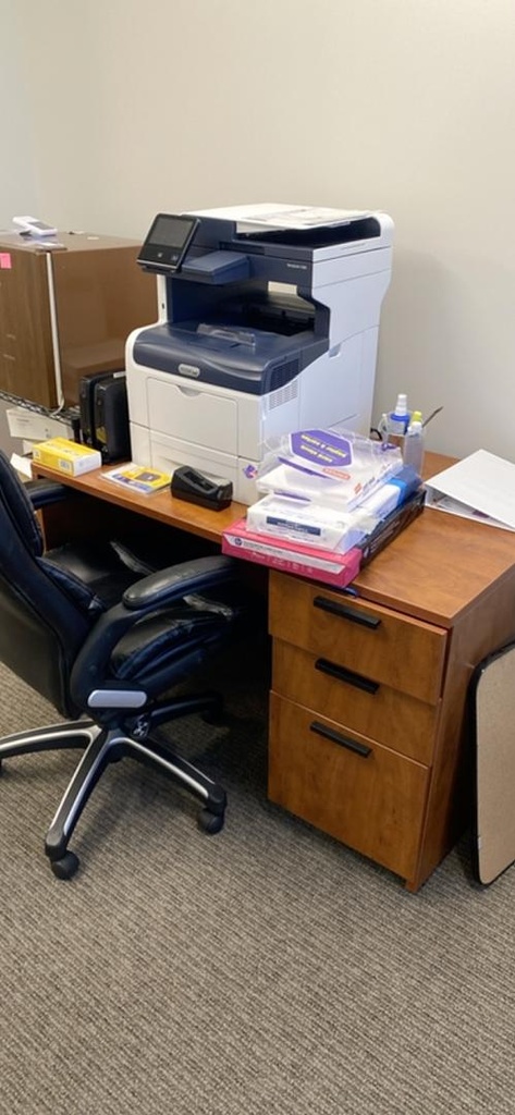 47”30”29” 3 drawer desk