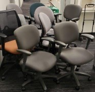  Task Chairs- Broken Damaged
