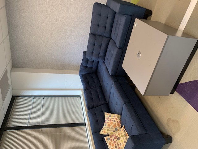 Sectional Couch - Blue