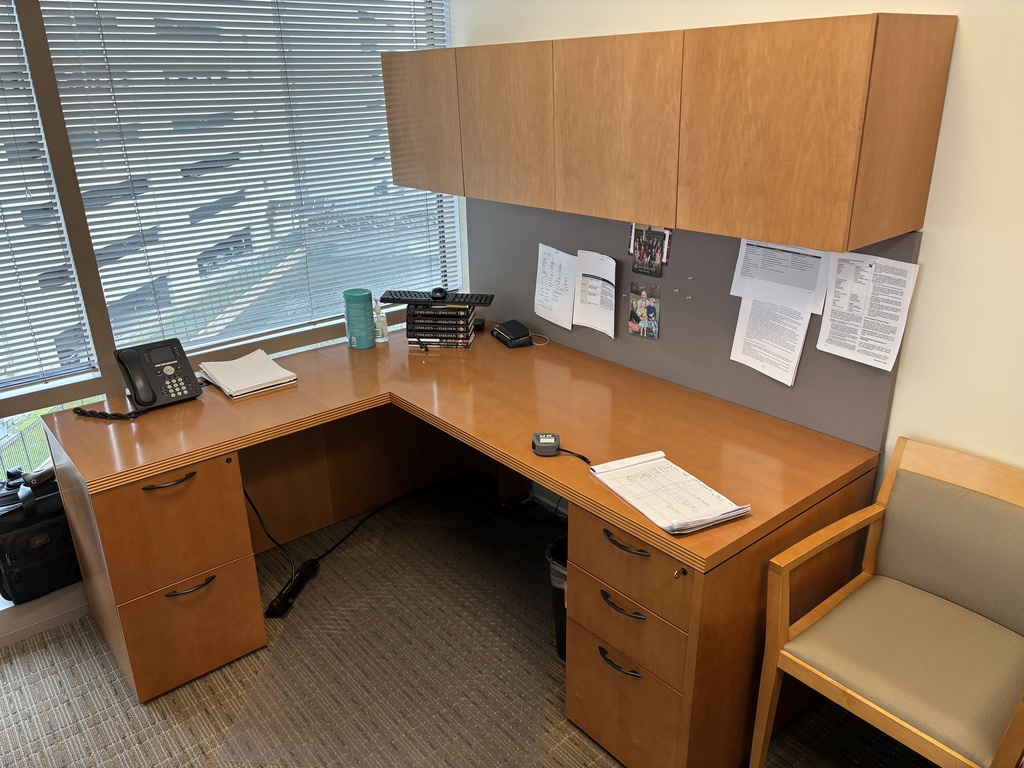 Desk, Return, and Overhead