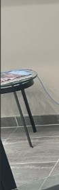 Glass Side Table (same style as coffee table)