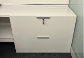 2H cabinet with shelf side unit