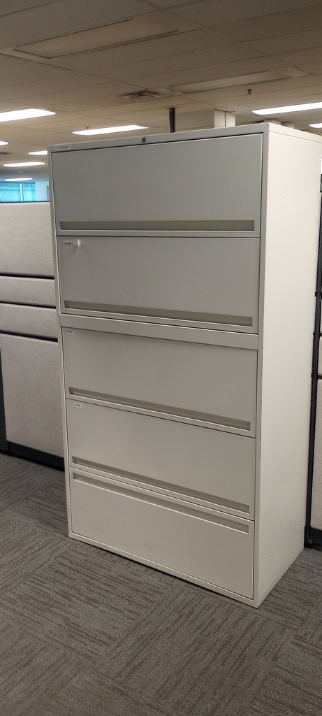 5H lateral metal filing cabinet