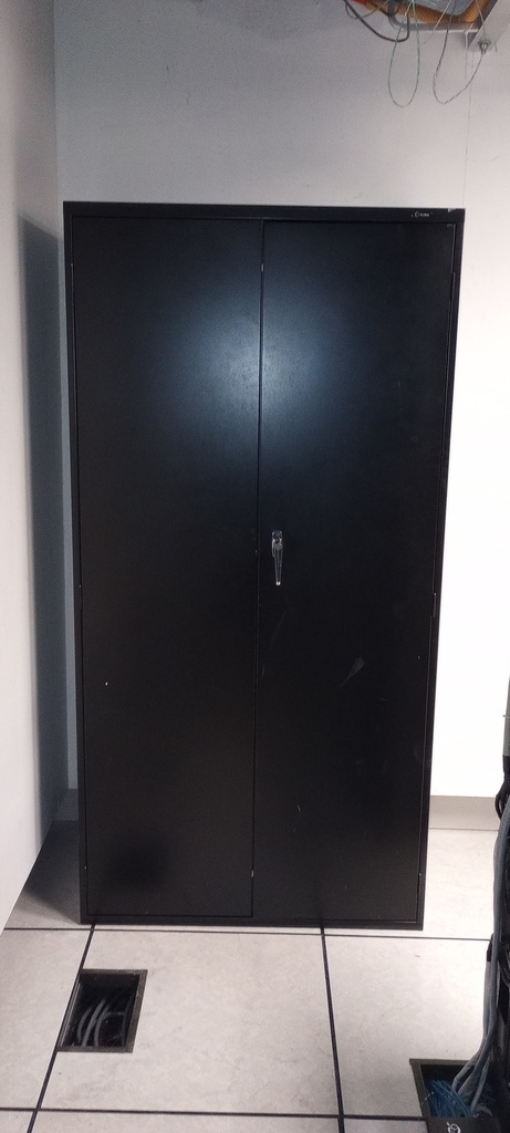 tall metal storage cabinet
